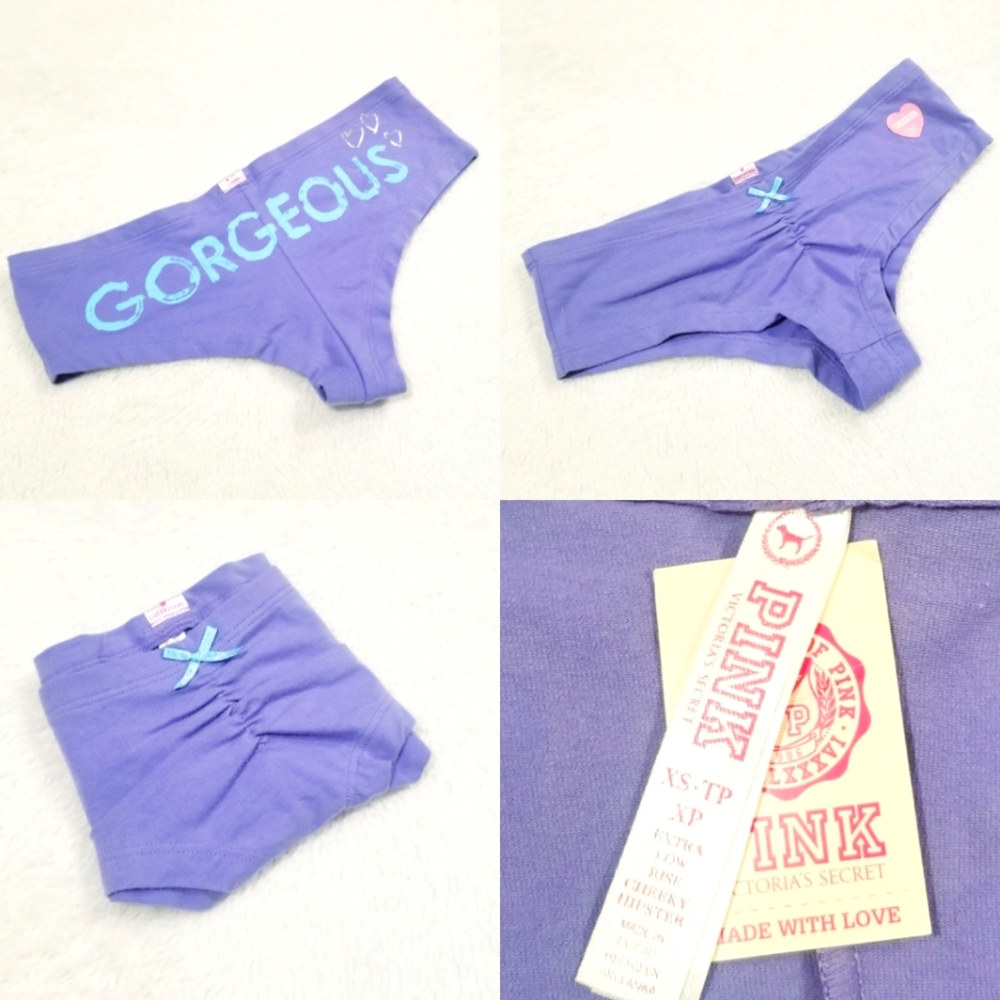 Victoria's Secret PINK Vintage Extra Low Rise Cheeky Hipster Panty Cotton NWT
